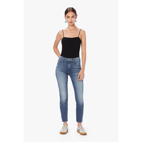 Mother High Waisted Looker Ankle Fray in Hop On Hop Off Size 23 - Picture 1 of 10